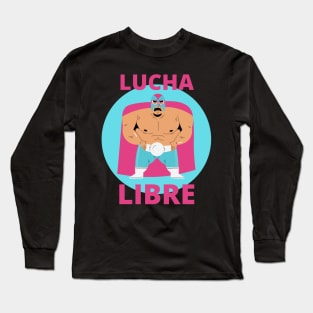 Lucha Libre Mexican Luchador Long Sleeve T-Shirt